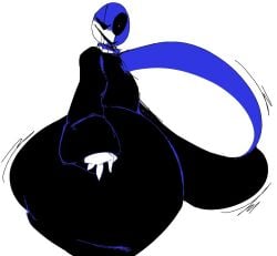 fem gaster from deltarune by freakiestlad