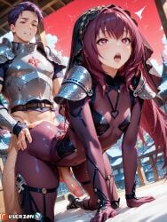 ai_generated anal anal_sex anime ass backshots big_dick big_penis clothes dickgirl doggy_style fat_ass femboy from_behind futanari gay genderswap_(ftm) genitals hair highres hips hips_wider_than_shoulders intersex japanese latex leather long_hair male male/male male_only male_penetrating massive_penis partially_clothed penis purple_hair red_eyes rule_63 scathach_(fate) scathach_(fate)_(all) sex sissy skin slim_waist smooth smooth_skin soft_skin trap twink uncensored userzon video_game_character video_games waist white_skin yaoi