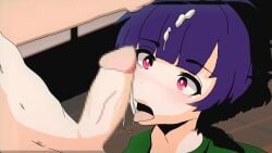 1080p 1boy 1girls adorable_face akemi animated blush cum eating_cum echoes_of_the_town ejaculation facial fellatio green_jacket holding_another's_head holding_head indie_game jacket lips onomatopoeia oral pink_penis_tip pixel_art pixelated pixels purple_hair red_eyes short_hair sound sound_effects sound_effects_only swallowing swallowing_cum swallowing_penis_while_deepthroat symbol teardrop tearing_up tears tongue tongue_out video visual_novel