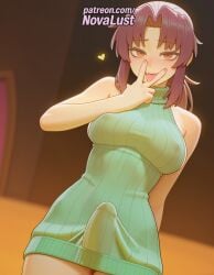 1futa 2025 ai_generated artist_name bare_shoulders black blush breasts breasts breasts bust chest cock dick erection futanari heart hi_res high_quality high_resolution highres lagoon novalust patreon patreon_username penis revy ribbed_sweater sleeveless solo stable_diffusion straight sweater watermark