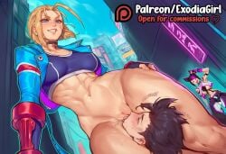 1boy 2girls abs ai_generated big_ass big_breasts big_butt breasts cammy_white clothed clothing dominant_female exodia_girl female female_on_top femdom girly head_between_thighs juri_han large_ass large_breasts larger_female male nipple_bulge nipple_outline nipples pussy scar sex smaller_male smile smirk spread_legs street_fighter street_fighter_6 struggling taller_female taller_girl thigh_grab thigh_sex thighs vagina waifu watermark