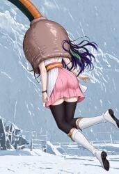 absorption absorption_vore ai_generated anime_girl cell cell_(dragon_ball) cell_vore dragon_ball_z female hispanic_virtual_youtuber mind_break mind_control munavt swallowing virtual_youtuber vore vtuber