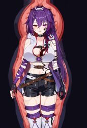 absorption absorption_vore ai_generated anime_girl cell cell_(dragon_ball) cell_vore dragon_ball_z female hispanic_virtual_youtuber mai_noboshi mind_break mind_control swallowing virtual_youtuber vore vtuber