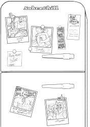 alphasabre anthro appliance canid canine comic domestic_cat duo felid feline felis fox fridge hi_res kitchen_appliance male mammal montage photo polaroid_photo