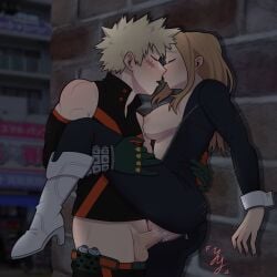 bakugou katsuki from boku no hero academia by lazyanart