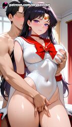rei hino from bishoujo senshi sailor moon by skypassion