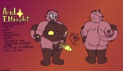 acid_(felineflustered) angel anthro arm_hair ass ball_sag balls belly big_breasts big_butt body_hair breasts cellulite chest_tuft cute_fangs domestic_cat eyewear fangs felid feline felineflustered felis front_view futanari genitals glasses gloves_(marking) gradient_penis halo huge_breasts intersex leg_markings long_penis mammal markings model_sheet navel nipples pawpads penis pubes rear_view rectangular_glasses slightly_chubby slightly_chubby_futa slightly_chubby_intersex socks_(marking) solo tail teeth text thick_arms tongue top_heavy trans_(lore) trans_woman_(lore) tuft whiskers yellow_fangs yellow_nose yellow_pawpads yellow_tongue
