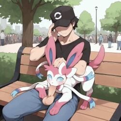 ai_generated ambiguous_gender animated balls bench crowd duo eeveelution faceless_character fellatio fellatio_from_feral feral feral_penetrated genitals gif group hand_on_head human human_male human_on_feral human_penetrating human_penetrating_feral interspecies loop male male/ambiguous male_on_feral mammal nintendo oral park penetration penile penis pokemon pokemon_(species) pokemon_trainer pokephilia public public_exposure sex short_playtime shorter_than_10_seconds shorter_than_30_seconds sylveon sysns tagme zoophilia