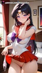 rei hino from bishoujo senshi sailor moon by skypassion