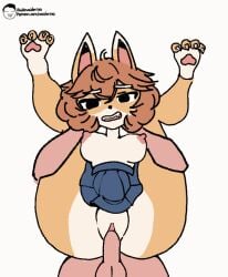 2025 2d_animation 4_toes animated animated_image anthro anthro_penetrated areola artist_name balls biped black_eyes black_nose blue_bottomwear blue_clothing blue_skirt bottomwear breasts brown_body brown_fur brown_hair bully_fox canid canine claws clothed clothed_anthro clothed_female clothing digital_media_(artwork) duo erect_nipples erection eyebrows faceless_character faceless_human faceless_male fangs feet female female_anthro female_focus female_penetrated fox frame_by_frame full_nelson full_nelson_(legs_held) full_nelson_vaginal fur genitals human human_on_anthro human_penetrating human_penetrating_anthro human_penetrating_female interspecies leg_markings legs_up loop male male/female male_human male_penetrating male_penetrating_anthro male_penetrating_female mammal markings medium_breasts multicolored_body multicolored_fur nipples nude nude_human nude_male open_mouth orange_body orange_fur pawpads penetration penile penile_penetration penis penis_in_pussy penis_in_vagina pink_areola pink_inner_ear pink_nipples pointy_ears pussy sex short-haired_female short_hair simple_background skirt skirt_only socks_(marking) teeth text thick_thighs toes topless topless_anthro topless_female two_tone_body two_tone_fur url vaginal_penetration vaginal_sex voider_(artist) vulva white_background white_body white_eyebrows white_fur