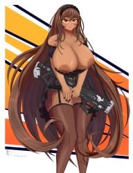 noir (nikke) from goddess of victory: nikke by matheusps555