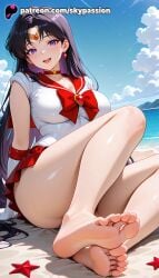rei hino from bishoujo senshi sailor moon by skypassion