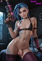 jinx (league of legends) from league of legends by horny cultist artist