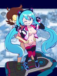hatsune miku from sonic (series) by lisnotsfw