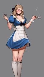 1futa alice alice_in_wonderland alice_liddell cum cum_drip cum_in_clothes erection erection_under_clothes futanari futanari_transformation intersex penis penis_under_dress tarakanovich tenting