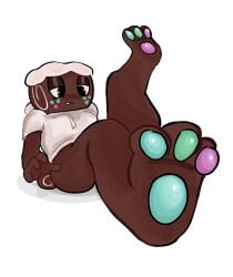 chubby chubby_male cosmo_(dandy's_world) dandy's_world dandys_world feet feet_focus feet_up foot_fetish furry gay male no_visible_genitalia object_head paw_beans paw_focus paws roblox roblox_game toe_beans