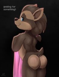 1girls anthro anthro_female anthro_only anthro_solo ass blue_eyes canid canine canis cub eyebrows eyelashes female female_cub female_only from_behind fur furry furry_female furry_only hotel_transylvania piercing solo solo_anthro solo_female tail text towel url werewolf winnie_werewolf_(hotel_transylvania) wolf wolf_girl young young_anthro young_female zeklullaby