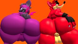 2025 2boys anthro anus ass balls big_ass crash_(series) crossover curry dark_gaia evil_crash gay kane_brent_koopa male male_only orange_background puffy_anus sega simple_background sonic_(series) sonic_the_hedgehog_(series) sonic_unleashed video_games yaoi