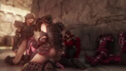 3d 3d_(artwork) 3d_animation 3d_model anal animated au_ra blowjob cuckold defeat defeat_rape defeat_sex defeated defeated_heroine doggy_style dubious_consent final_fantasy final_fantasy_xiv gangbang gangrape gpose(ffxiv) gpose_(ffxiv) hyur kaelysffxiv nonconsensual nsfw oral oral_sex rape raped_by_enemy raped_female sound tagme vaginal_penetration video watching_rape wife_and_wife