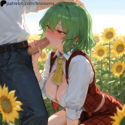 kazami yuuka from touhou by krowenx