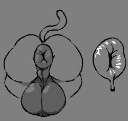 ambiguous_form ambiguous_species anus ass balls big_balls big_butt digital_media_(artwork) fanaeka genitals heavy_balls huge_balls huge_butt low_res male microsoft_paint_(artwork) perineum puffy_anus scrotum_flap solo tagme tail thick_thighs wet_anus