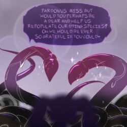 asking_for_sex breeding_request consentacles funny monster no_humans purpleguyri repopulation riley_moore_(artist) silhouette tagme tentacle twintails unknown_character