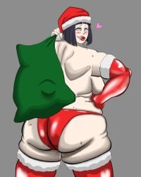 abducted abduction bad_end big_woman boruto:_naruto_next_generations captured christmas christmas_clothing christmas_outfit chubby chubby_female defeated_male dominant dominant_female evil_grin fat_butt femdom grin honeyblossom3469 huge_breasts hyuuga_hinata kidnapped latex latex_clothing merry_christmas milf mommy mommy_dom naruto naruto_(series) no_bra no_escape overpowered pervert_female punishment red_latex red_lipstick smirk stockings stronger_female sweat sweating taller_female thick_thighs uzumaki_hinata weak_male
