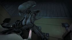 female xenomorph from alien (franchise) by lonelymonster