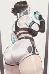 ass boobs breasts luna_snow luna_snow_(marvel_rivals) marvel marvel_rivals masoq095