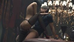 1boy 1girls 3d ada_wong animated asian asian_female ass ass_shake belly belly_button big_breasts big_penis biohazard black_hair bob_cut bouncing_breasts breasts capcom dominant_female duo female female_penetrated femdom fit fit_female fit_male gentle_femdom hand_on_chest heels hi_res high_heels high_resolution human hydrafxx kissing kissing_while_penetrated leon_scott_kennedy light-skinned_female light-skinned_male light_skin longer_than_30_seconds looking_pleasured male mature_female mature_male medium_breasts naked_thighhighs nipples on_table passionate penis perky_breasts pussy resident_evil resident_evil_4 resident_evil_4_remake romantic round_ass sex shaved_crotch shaved_pussy shoes short_video shorter_than_one_minute slim_waist sound spread_legs standing_sex stiletto_heels stockings straight straight_sex tagme thighhighs thrusting vaginal_penetration vaginal_sex video voice_acted