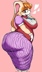 1girls anthro anthro_focus anthro_only ass ass_focus bbw bedroom_eyes belly big_ass big_breasts big_butt bottom_heavy breasts brown_eyes brown_hair bubble_ass bubble_butt bunny_ears bunny_girl busty cellulite chubby chubby_belly chubby_female curvaceous curvy curvy_female curvy_figure eyelashes fat_ass female female_focus female_only fur gabessecretcave gloves half-closed_eyes heart hearts_around_head hi_res high_resolution highres huge_ass huge_butt humanoid lagomorph lagomorph_humanoid large_ass large_breasts long_eyelashes mature mature_female milf narrowed_eyes orange_hair rabbit rabbit_ears rabbit_humanoid rabbit_tail sega side_view sideboob skirt smile smiling solo solo_female solo_focus sonic_(series) sonic_the_hedgehog_(series) spoken_heart stomach tagme tail thick_ass thick_thighs thighs vanilla_the_rabbit voluptuous voluptuous_female white_gloves