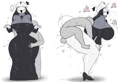 1boy1girl 2d 2d_(artwork) ahe_gao alien alien/human alien_girl alien_humanoid anon anonymous_male before_and_after black_clothing bouncing_breasts breasts curvy curvy_female digital_drawing_(artwork) digital_media_(artwork) dress enigi09 erection erection_under_clothes fnf fnf_mods friday_night_funkin friday_night_funkin_mod highres huge_breasts large_breasts larger_female mounting no_text nun nun's_habit nun_outfit sex sex_from_behind size_difference smaller_male smile smiley_face spoken_heart standing standing_sex taki_(fevertown) tall_female taller_female thick thick_ass thick_thighs tight_clothing video_game_character