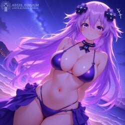 1girls 2026 adult adult_female adult_neptune aegis_elysium afternoon afternoon_sky ai-generated ai_art ai_generated arm_up armpit armpits arms_behind_back arms_up beach bedroom big_breasts bikini black_bikini blushing_at_viewer blushing_female breasts cameltoe choujigen_game_neptune cleavage compile_heart female female_focus female_only hair_ornament headpiece hi_res high_quality high_res high_resolution horny hot huge_breasts hyperdimension_neptunia_the_animation idea_factory large_breasts lewd light naughty neptune_(neptunia) neptune_(series) neptunia_(series) ocean older older_female outdoor outdoors sand sea seaside seductive_look seductive_smile sexy sitting skindentation smiling smiling_at_viewer solo solo_focus spread_legs sunlight sunset sunshine thicc thicc_breasts thicc_thighs thick thick_breasts thick_thighs thighs tiara water watermark waves window windows