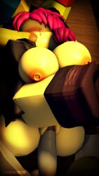 1girls 2026 3boys 3d areolae artist_name ass badplusactor big_ass big_breasts black_jacket blush boots bottomless breasts breasts_out chance_(forsaken) close-up dubious_consent elliot_(forsaken) female_focus female_penetrated forsaken_(roblox) gangbang grey_skin jacket jane_doe_(forsaken) legs_up lowres lying_on_back lying_on_table male_penetrating male_penetrating_female nipples no_pants noob_(forsaken) on_table oral partially_clothed penis penis_out pink_hair ponytail pussy red_shirt red_sleeves roblox roblox_game robloxian shadow_over_eyes short_sleeves sleeves tear twitter_username vaginal_penetration wallpaper watermark yellow_skin