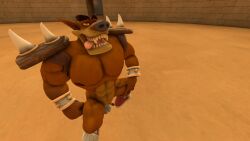 1boy 2020 3d anthro balls crash_(series) crash_bandicoot:_warped darkman9500 dildo erection furry gay male male_only penis small_penis solo source_filmmaker thylacine tiny_tiger yaoi