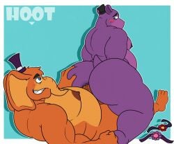 mr. hippo (fnaf) from five nights at freddy's by dg 254