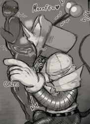 ambiguous_gender anon antennae_(anatomy) ass ass_eating boner boner_in_pants boner_under_clothes deltarune deltarune_chapter_3 desperate eating_ass erection erection_under_clothes erection_under_clothing gloved_hands grabbing_thighs letttusse object_head oc_x_canon robot_humanoid self_insert size_difference tail tenna_(deltarune) tongue_fucking tongue_in_anus tv_head x-ray y/n you