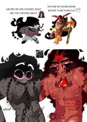 burning spice cookie from cookie run by cheeseburg3re(artist)