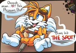 amuzoreh anal anal_sex anthro balls canine fox humanoid_penis male male_only mammal penetration penis solo sonic_(series) tails