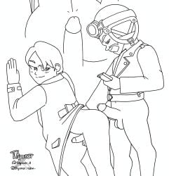 andrew andrew_(heartopia) atara atara_(heartopia) big_penis first_porn_of_character gay gay_anal gay_male gay_sex heartopia heartopia_gay pose self_upload sexy_pose skinny thynner_nsfw_ toony