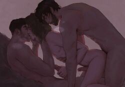 2boys 2d 2d_(artwork) 3boys anal arcane arcane_jayce arcane_viktor arched_back ass ass_focus balls balls_deep beard beard_stubble bearded bed bedroom bedroom_setting bedroom_sex bent_knees big_penis bigger_male bigger_penetrating_smaller black_hair boys breeding brown_hair cock color colored couple couple_(romantic) couple_sex cum cumming cumming_while_penetrating cumshot dark-skinned_male dark_hair deep_penetration digital_media_(artwork) dominant_male drooling femboy feminine_male fucking fucking_good_and_hard full_color gay gay_male gay_sex grabbing_penis hairy hairy_chest hairy_penis handjob handjob_while_penetrated handjob_while_penetrating holding_face holding_penis jayce jayce_talis jayvik kissing kissing_while_penetrated kissing_while_penetrating latino latino_male league_of_legends light-skinned_male light_skin long_hair long_hair_male loud_sex male male/male male/male/male male_focus male_only moaning moaning_in_pleasure muscular muscular_male open_mouth pale pale_skin pale_skin_male panting penis penis_in_ass penis_in_hand pink_background romantic_couple romantic_sex selfcest sex size_difference skinny_male smaller_male smaller_penetrated stroking_penis submissive_male tan_skin threesome thrusting_hard thrusting_into_ass thrusting_into_mouth tongue tongue_out twink viktor_(league_of_legends) yaoi