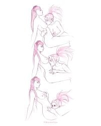 2girls akali completely_naked_female completely_nude_female cunnilingus evelynn eyashhi fingering fingering_partner fingering_pussy league_of_legends naked naked_female nude nude_female tagme yuri