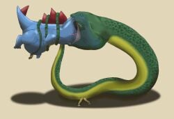 crocodilian cum dick feral penis pokemon python reptile snake snake_penis totodile vore x-ray