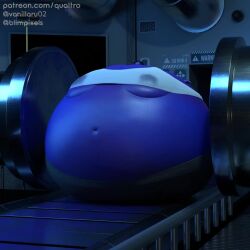 big_breasts blueberry_inflation breasts cleavage female huge_breasts inflation lactating lactation nipples qualtro tagme thick_thighs video wide_hips