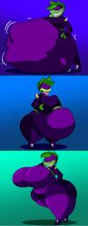 1girls anthro anthrofied ass belly belly_bulge breasts breasts chomper_(pvz) digestion fat fatal_vore female female_pred flora_fauna plant plant_girl plant_humanoid plantie plants_vs._zombies plants_vs_zombies popcap_games pred pussy the_hookaloof vore vore_belly