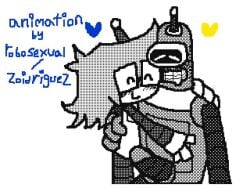 1boy 1male air_humping ambiguous_gender animated bender_bending_rodriguez cock cum cumming desperate desperate_to_cum desperation dialogue dick edging english english_dialogue english_text flipnote flipnote_studio futurama handjob hugging humping humping_air loving_couple male no_sound nonbinary oc oc_x_canon orgasm original_character penis penis_twitch precum robot robot_boy robot_only self_insert self_upload selfship selfshipping sweet_talking tagme technophilia text text_bubble twitching twitching_penis video wholesome yumeship yumeshipping