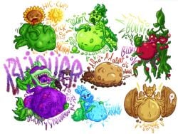 1girls anthro anthrofied ass belly belly_bulge breasts cherry_bomb_(pvz) cherryuriiii chomper_(pvz) digestion fat female female_pred flora_fauna peashooter_(pvz) plant plant_girl plant_humanoid plantie plants_vs._zombies plants_vs_zombies popcap_games potato_mine_(pvz) pred pussy snow_pea_(pvz) sunflower_(pvz) vore vore_belly wall-nut_(pvz)