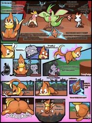 3:4 ambiguous_gender animal_genitalia anthro anus ass balls biped blush buizel closed_eyes comic contest covering covering_crotch covering_self crowd deerling dialogue digital_media_(artwork) efro embarrassed emro erection espurr exclamation_point fairyfudge fart feces feces_pile female female_pooping feral flygon generation_3_pokemon generation_4_pokemon generation_5_pokemon generation_6_pokemon generation_8_pokemon genitals group heart_symbol hi_res imminent_feces imminent_scat introduction levitation male male_pooping nintendo pokemon pokemon_(species) pooping_on_floor psychic_powers pussy quadruped rear_view rotom rumbling_stomach scat scorbunny sheath signature sound_effects sparkles speech_bubble spread_butt spread_legs spreading stage telekinesis tremble_spikes vowelless vowelless_sound_effect wide_eyed