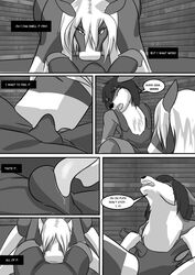 canine comic dyriuck_kaos equine feral futanari horse intersex male mammal