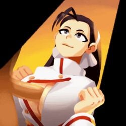 chizuru kagura from king of fighters by flyfishslyfish